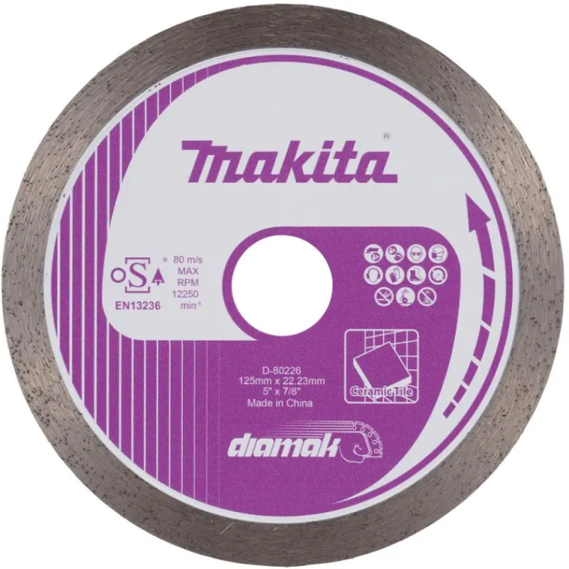 MAKITA Diamantklinga 125mm • Kakel| Diamantklingor