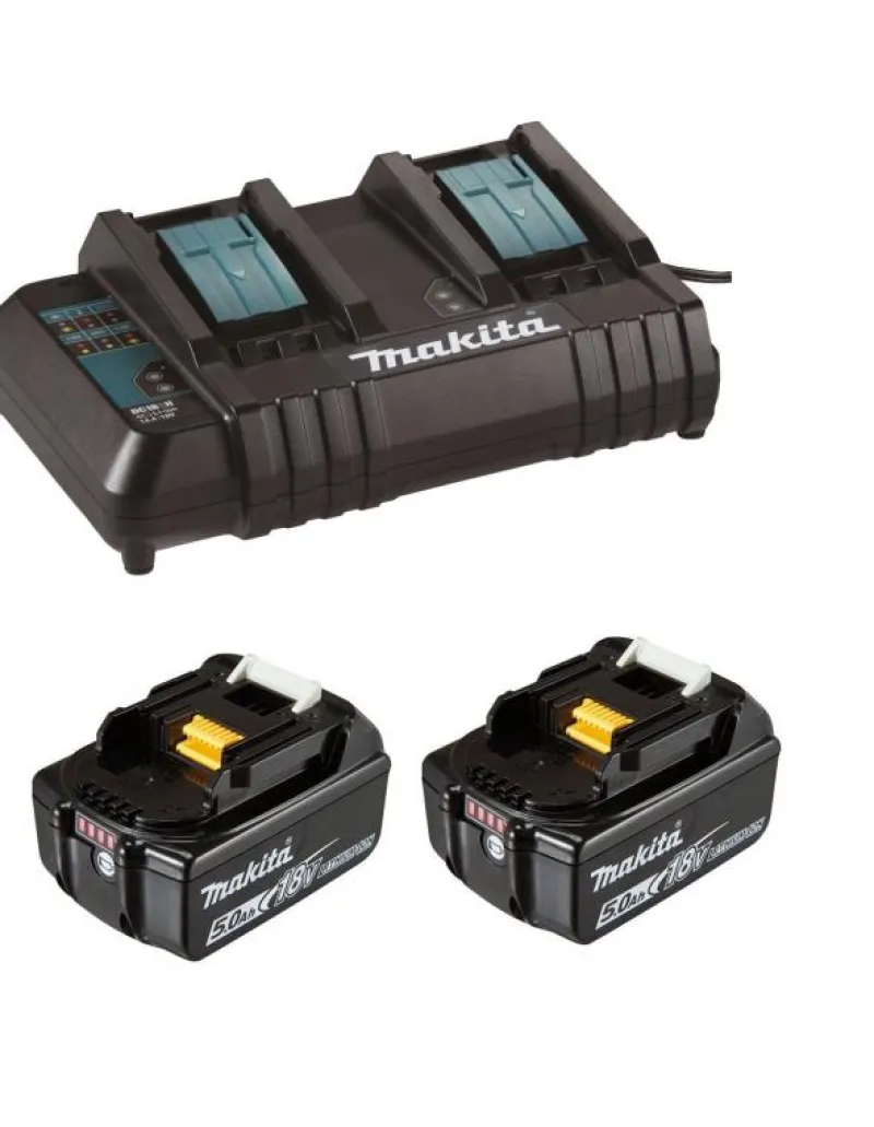MAKITA DLM382CT2 Gräsklippare 2x18V 5,0Ah, komplett| Gräsklippare