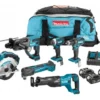 MAKITA DLX6038T Combokit (6 st maskiner i väska +1st extra 5,0Ab-batteri-på-köpet! Värde 995:-| Combokit