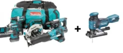 MAKITA DLX5032T plus combokit (6 st maskiner i väska) +1st extra 5,0Ah-batteri-på-köpet! Värde 995:-| Combokit