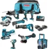 MAKITA DLX6038T Superplus Combokit (9st maskiner+radio i väska) +1st extra 5,0Ab-batteri-på-köpet! Värde 995:-| Combokit