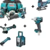 MAKITA DLX5032T superplus combokit (9 st maskiner i väska + Radio) +1st extra 5,0Ah-batteri-på-köpet! Värde 995:-| Combokit