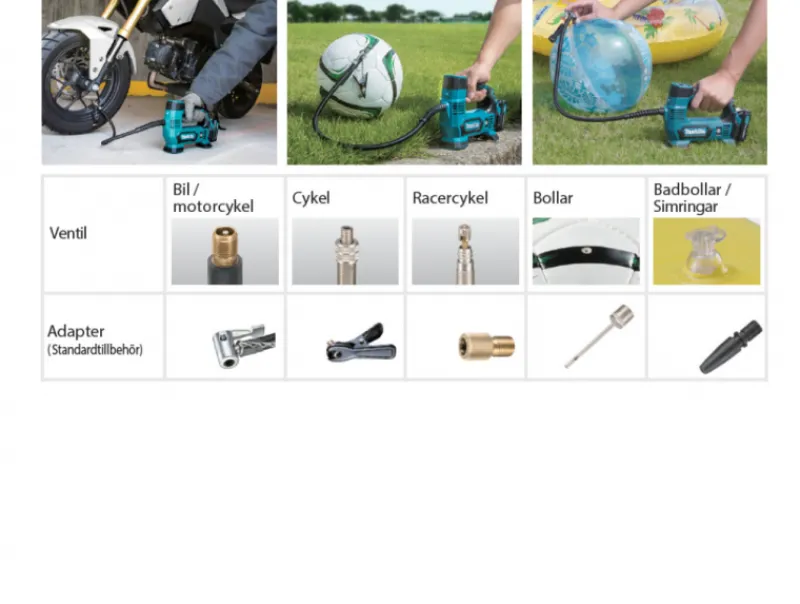 MAKITA DMP180Z Luftpump 18V (Minikompessor)| Övriga Sladdlösa Verktyg