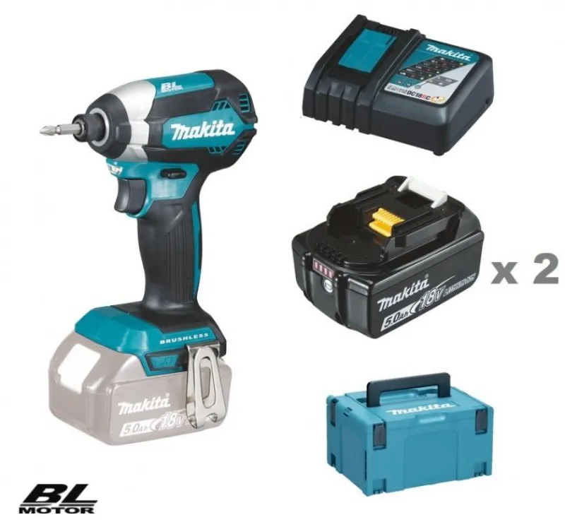MAKITA DTD153RTJ Slagskruvdragare 18V, komplett| Slagskruvdragare