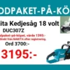 MAKITA DUC307Z Kedjesåg 18V (30cm)| Motorsågar-Kedjesågar