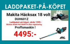MAKITA DUH601Z Häcksax 18V • 600 mm • 23,5 mm| Häcksaxar