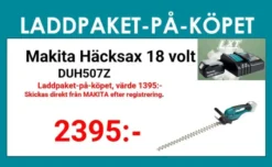 MAKITA DUH507Z Häcksax 18V • 500 mm • 15 mm| Häcksaxar