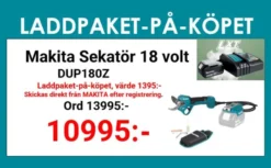 MAKITA DUP180Z Sekatör 18V| Övriga Trädgårdsmaskiner.