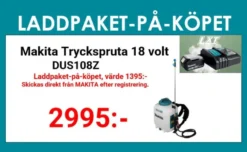 MAKITA DUS108Z Tryckspruta ryggburen 10L| Övriga Trädgårdsmaskiner.