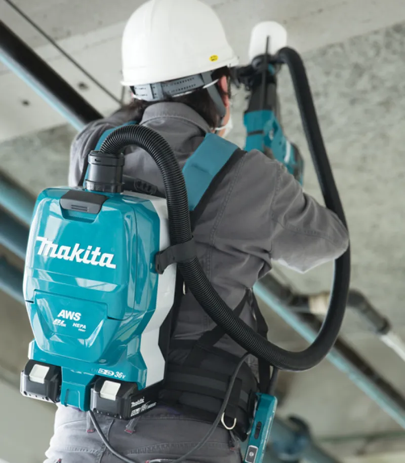 MAKITA DVC265ZXU Ryggburen Dammsugare 2x18V| Dammsugare