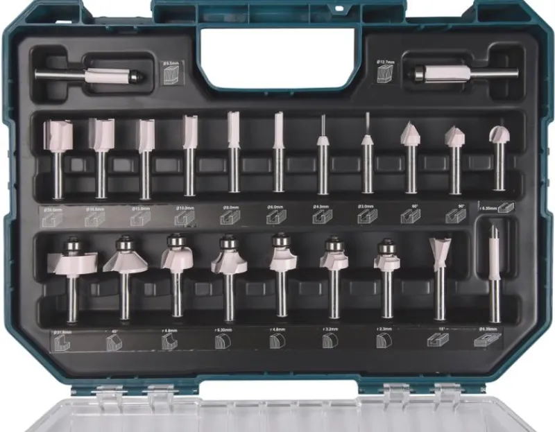 MAKITA Frässet 22-delar| Frässtål