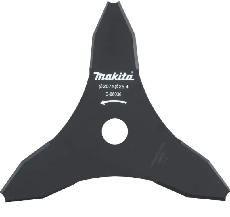 MAKITA Gräs- och slyklinga 257mm 3-tandad| Röjsågar- Trimmer Tillbehör