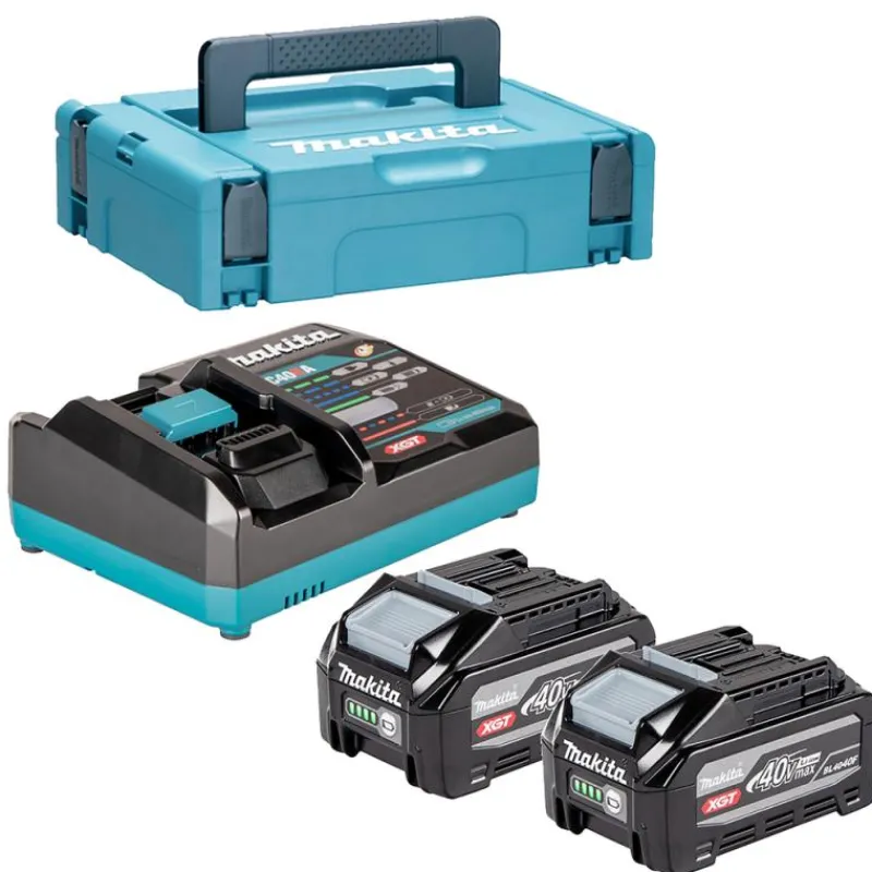 MAKITA HighPowerpack Laddpaket 40V (2x4,0Ah + laddare)| Batteri Och Laddare 40V