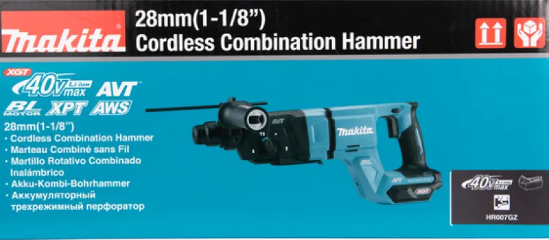 MAKITA HR007GZ Kombihammare 40V SDS-PLUS| Borrhammare 40V