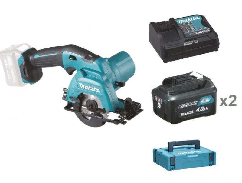 MAKITA HS301DSMJ Cirkelsåg 12V, 85mm -komplett| Sågar 12V