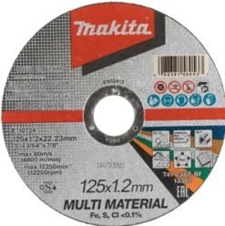MAKITA kapskiva 125x1,2mm multi| Kap- Slipskivor
