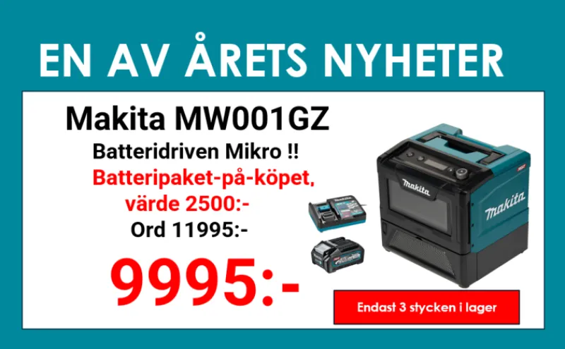 MAKITA Mikrovågsugn 40V| Makita Kampanjer|Övriga 40V Maskiner