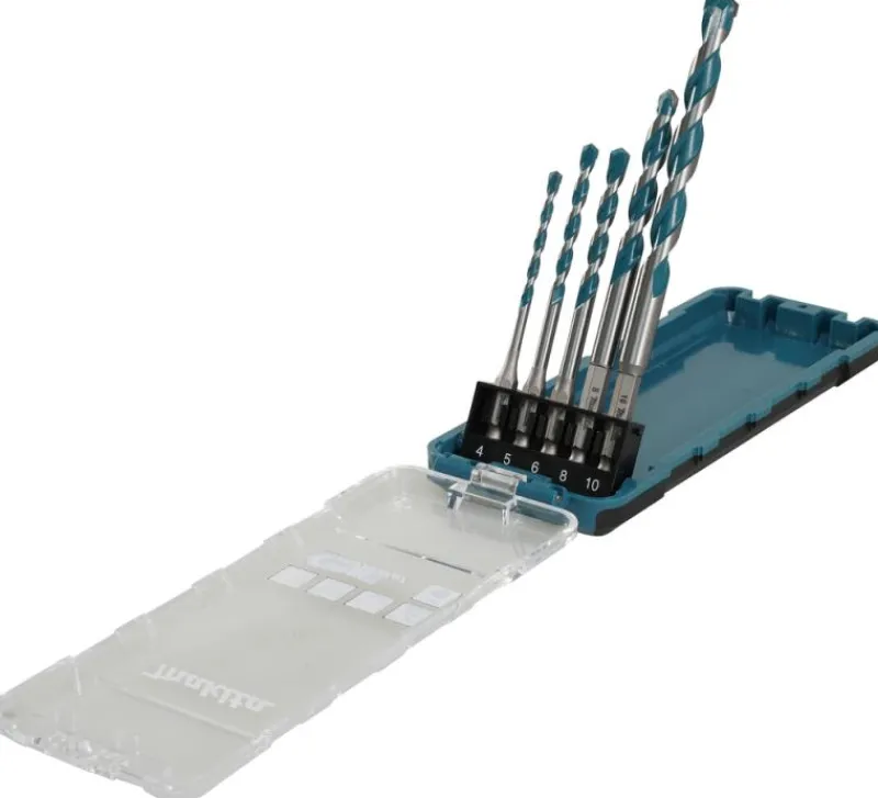 MAKITA Multiborrbitssats 5-delar , bitsfäste| Borr Och Borrsatser