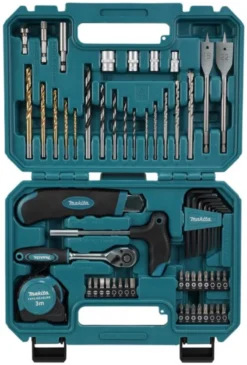 MAKITA Multiväska 60 delar| Hylsor & Nyckelverktyg