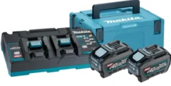 MAKITA Powerpack Dubbelladdare + 2x5,0Ah Laddpaket 40V| Batteri Och Laddare 40V