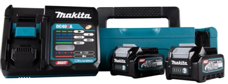 MAKITA Powerpack Laddpaket 40V (2x2,5Ah + laddare)| Batteri Och Laddare 40V