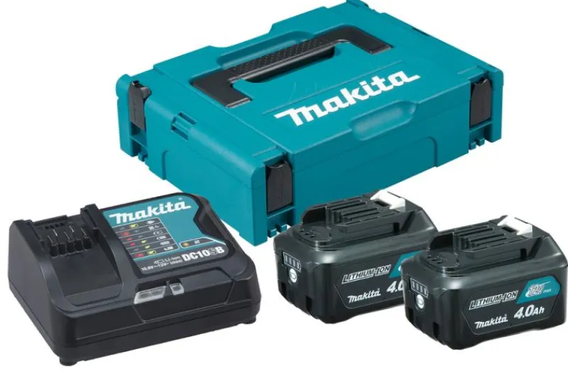 MAKITA Powerpack Laddpaket 12V (2x4,0Ah + laddare)| Batterier Och Laddare 12V