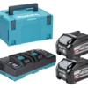 MAKITA Powerpack XGT 40V Dubbelladdare + 2xBL4040F| Batteri Och Laddare 40V