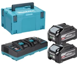 MAKITA Powerpack XGT 40V Dubbelladdare + 2xBL4040F| Batteri Och Laddare 40V