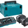 MAKITA Powerpack XGT 40V Dubbelladdare + 2xBL4080H| Batteri Och Laddare 40V