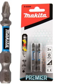 MAKITA Premier Bits PZ2 • 50mm • 2st| Bits Och Bitssatser