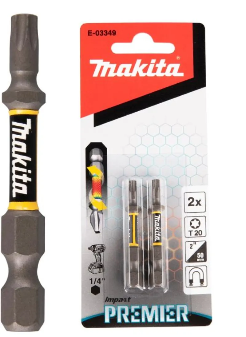MAKITA Premier Bits T25 • 50mm • 2st| Bits Och Bitssatser