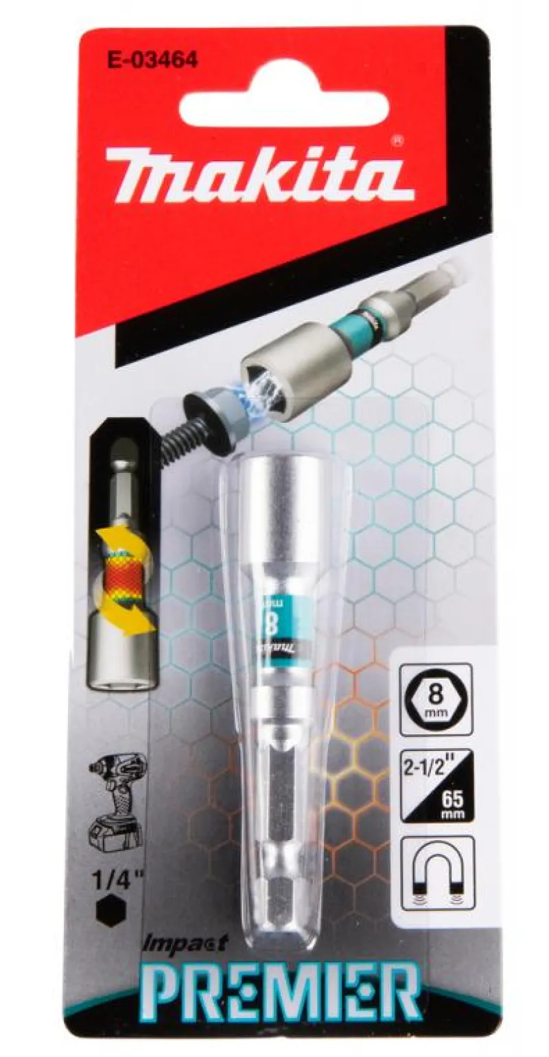 MAKITA Premier Magnethylsa 8mm| Bits Och Bitssatser