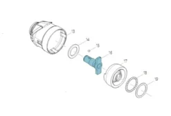 MAKITA Reservdel Bitsfäste DTD152 & DTD153| Reservdelar