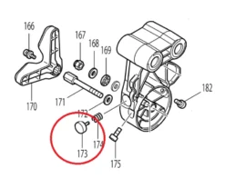 MAKITA Reservdel Brytar Knapp, LS1016 & LS1219| Reservdelar