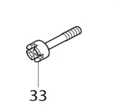 MAKITA Reservdel skruv M5x30, DUB184| Reservdelar