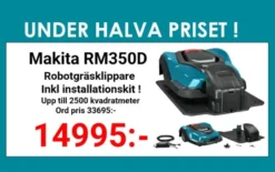 MAKITA RM350D Robotgräsklippare| Gräsklippare