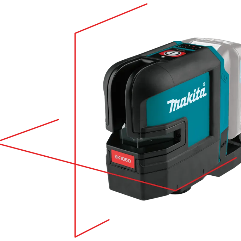 MAKITA SK105DZ Krysslaser 12V (röd)| Linjelaser & Korslaser|Laserinstrument 12V