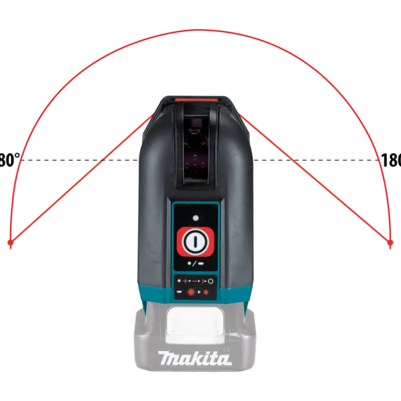 MAKITA SK105DZ Krysslaser 12V (röd)| Linjelaser & Korslaser|Laserinstrument 12V