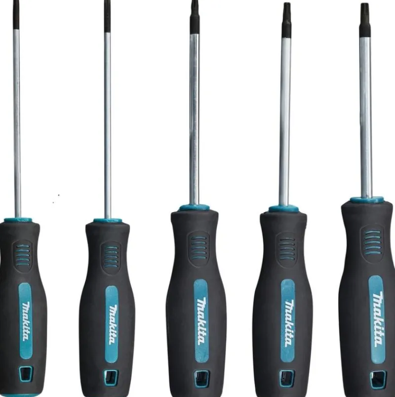 MAKITA Skruvmejselsats TORX 5-delar| Skruvmejslar