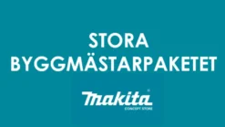 MAKITA Stora byggmästarpaketet(20 st maskiner+radio+lampa+väskor).| Combokit