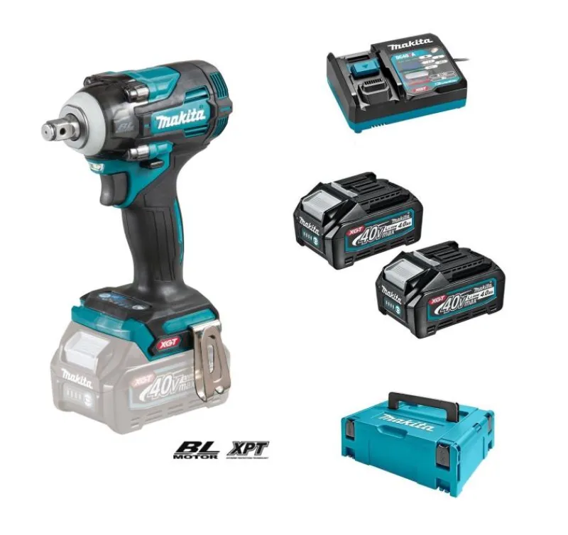 MAKITA TW004GM202 Mutterdragare 40V, komplett| Mutterdragare 40V
