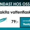 MAKITA Vattenflaska 600ml| Makita Merchandise Artiklar|Makita Kläder