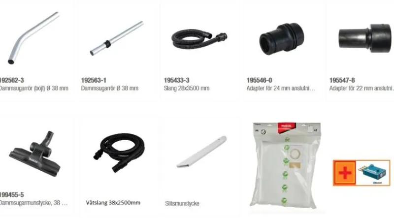 MAKITA VC006GMZ01 Dammsugare 2x40V (våt & torr)| Dammsugare 40V