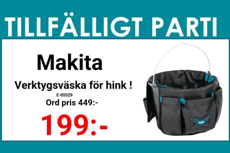 MAKITA Verktygsväska, hink| Verktygsväskor