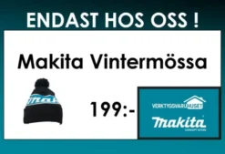 MAKITA Vintermössa med tofs| Makita Merchandise Artiklar|Makita Kläder