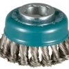 MAKITA X-lock Koppborste 80mm, virad tråd| Stålborstar