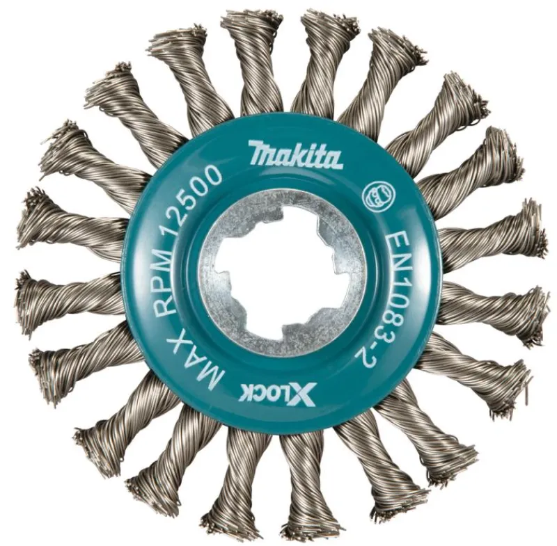 MAKITA X-lock Skivborste 115mm • rostfritt| Stålborstar