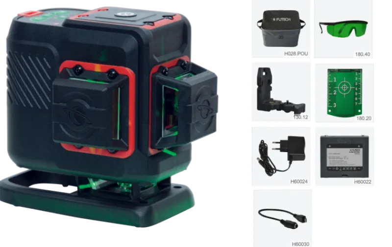 Övrig Multilinjelaser 3D Golv Grön| Linjelaser & Korslaser