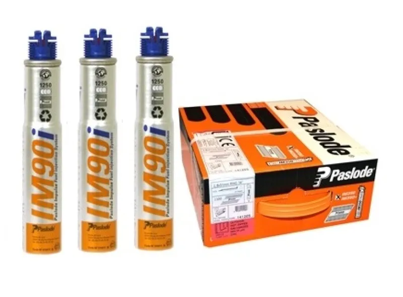 PASLODE spik VFZ , Helrunt huvud 34° 51x2,8mm + 3 gaspatroner| Spik Och Klammer|Paslode Tillbehör