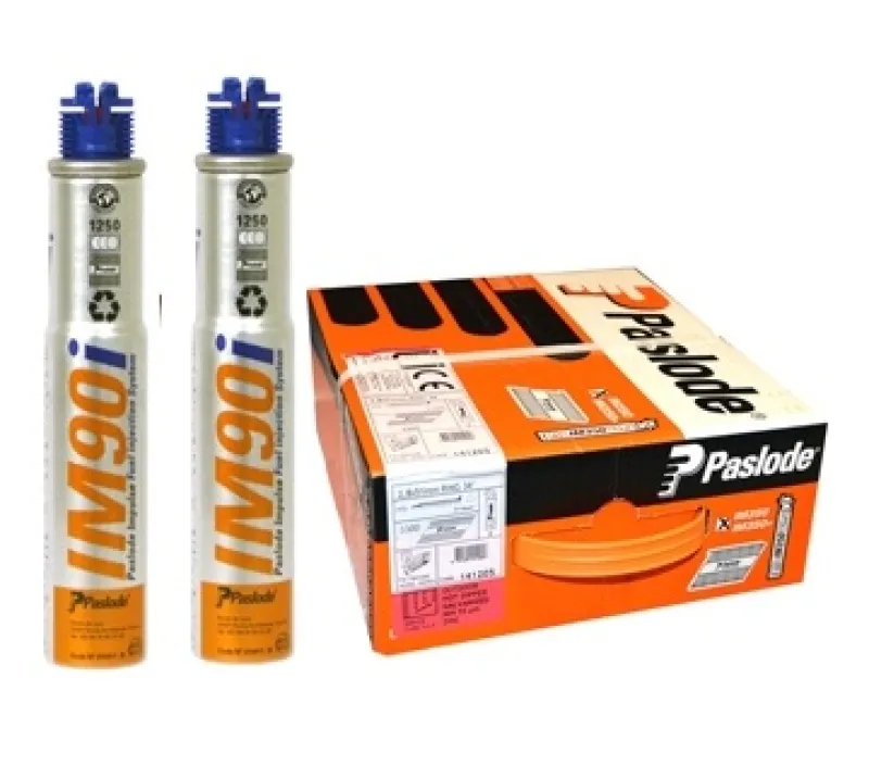 PASLODE Spik VFZ , Helrunt huvud 34° 75x2,8mm + 2 gaspatroner| Spik Och Klammer|Paslode Tillbehör